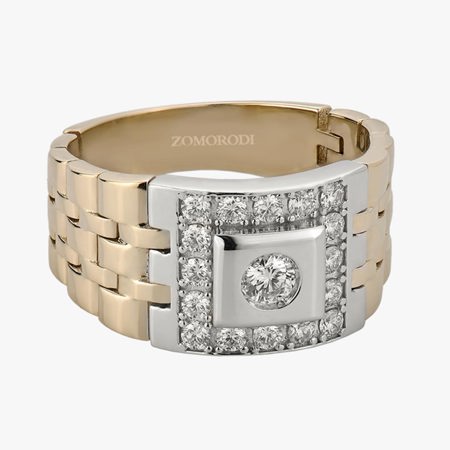 Cavalier Men's Diamond Ring